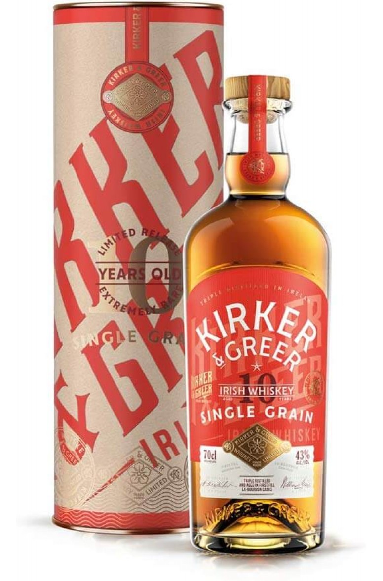 Kirker and Greer 10 Year Old Single Grain
